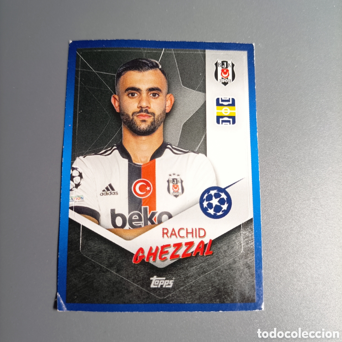 Cromos de f&uacute;tbol: TOPPS UEFA CHAMPIONS LEAGUE 2021-2022 (BESIKTAS JK) №279 RACHID GHEZZAL