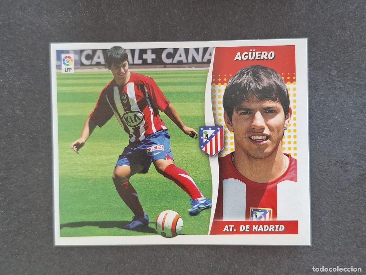 Cromos de f&uacute;tbol: L7 AG&Uuml;ERO ATLETICO DE MADRID FICHAJE 1 LIGA ESTE 2006 2007 06 07 NUNCA PEGADO SIN PEGAR