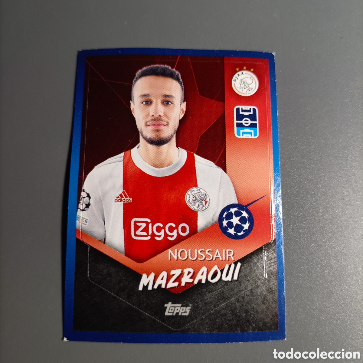 Cromos de f&uacute;tbol: TOPPS UEFA CHAMPIONS LEAGUE 2021-2022 (AFC AJAX) №251 NOUSSAIR MAZRAOUI