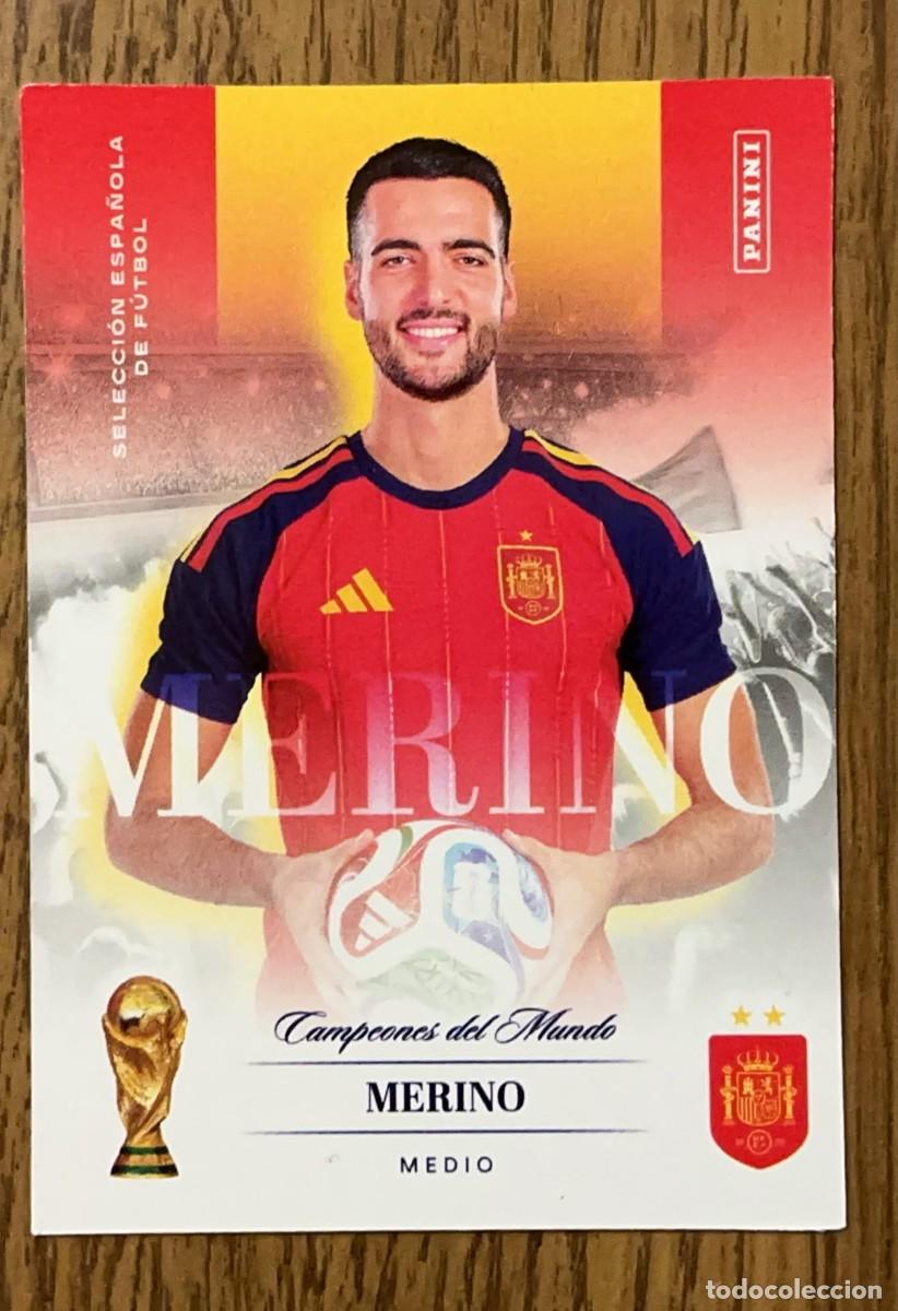 Cromos de f&uacute;tbol: Mikel Merino #10 Panini Pasion Espa&ntilde;a Campeones del Mundo 2026