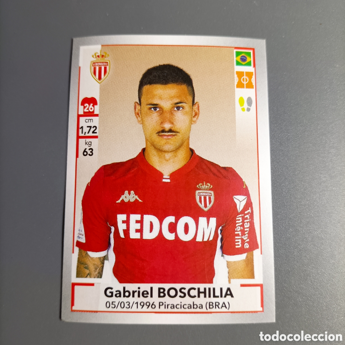 Cromos de f&uacute;tbol: CROMO STICKER. PANINI FOOT. LIGUE 1 FRANCE 2019-20. №249 GABRIEL BOSCHILIA