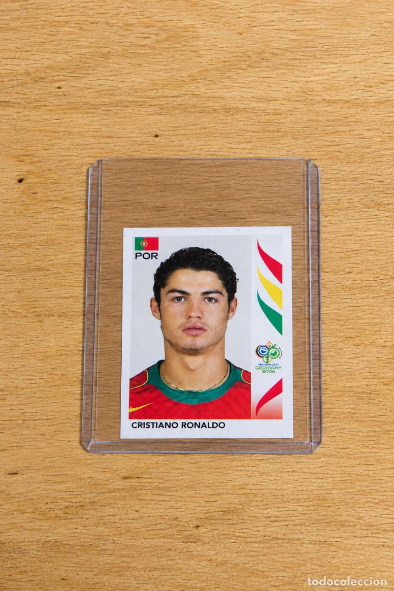 Cromos de f&uacute;tbol: Cromo Cristiano Ronaldo Mundial 2006 Rookie
