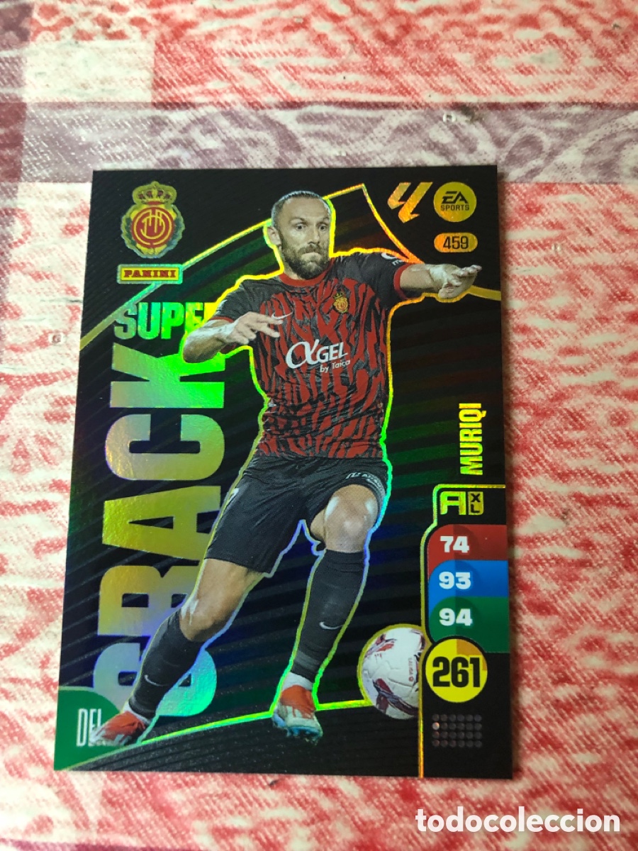 Cromos de f&uacute;tbol: 459 MURIQI SUPER CRACK SUPERCRACK MALLORCA Adrenalyn XL LIGA 24 25 2024 2025 PANINI ALBUM