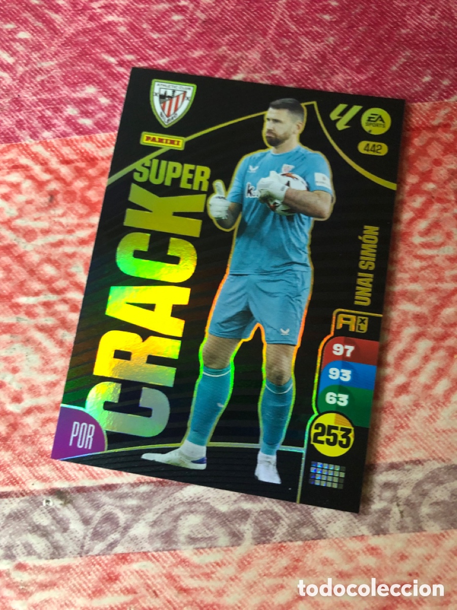 Cromos de f&uacute;tbol: 442 UNAI SIMON SUPERCRACK ADRENALYN 2024 2025