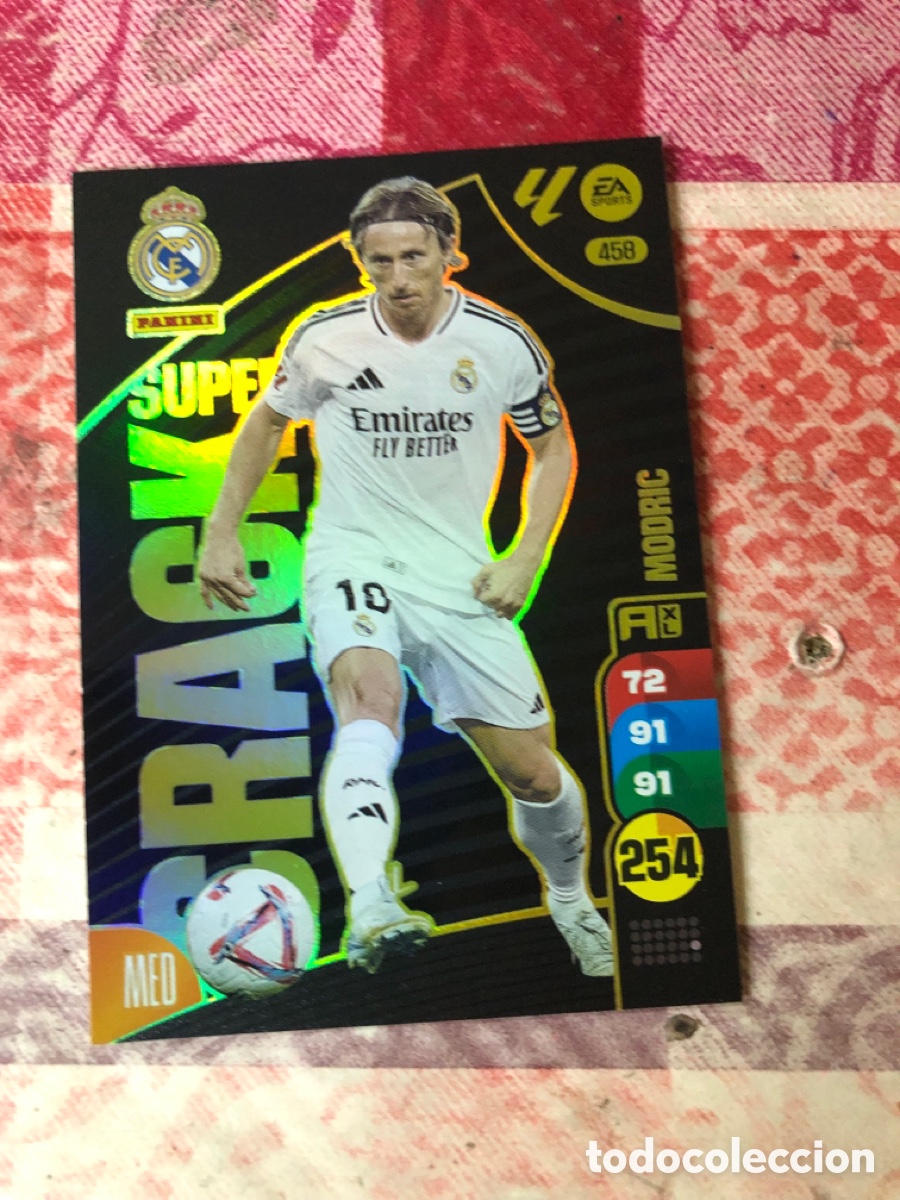 Cromos de f&uacute;tbol: 458 MODRIC SUPERCRACK ADRENALYN 2024 2025