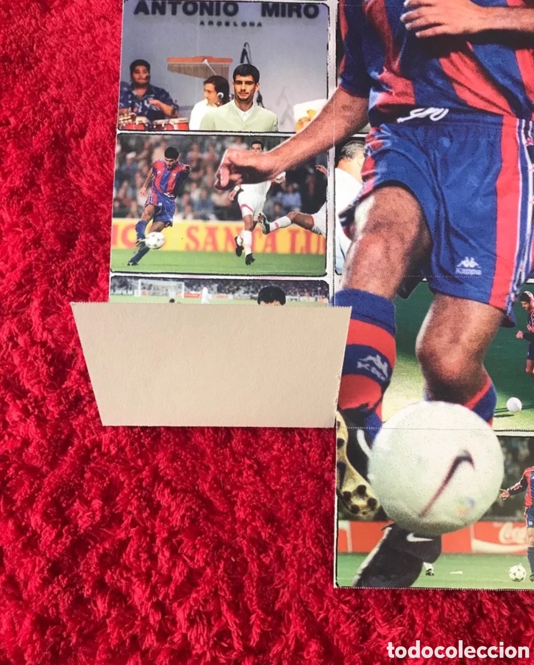 Cromos de f&uacute;tbol: GUARDIOLA LAMINA 100 anys - Foto 2