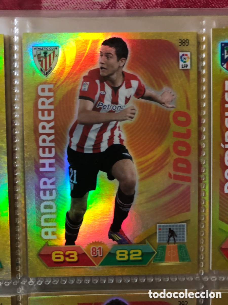 Cromos de f&uacute;tbol: L1 ANDER HERRERA ATHLETIC DE BILBAO IDOLO 389 PANINI ADRENALYN XL LIGA 2011/2012 11 12