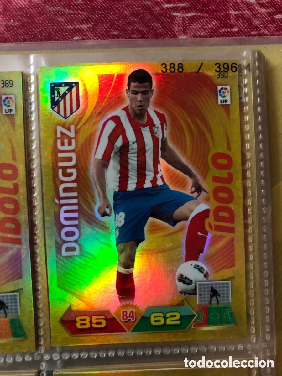 Cromos de f&uacute;tbol: 390 DOMINGUEZ AT MADRID PANINI ADRENALYN 2011 2012 CROMO FUTBOL 11 12 LIGA - A178 PG388 IDOLO