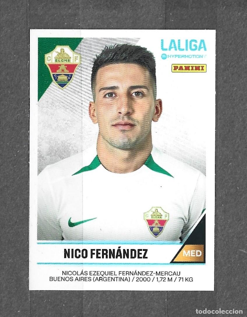 Cromos de f&uacute;tbol: Liga Hypermotion 24/25 - Nico Fern&aacute;ndez - N&ordm; 186 - CF Elche