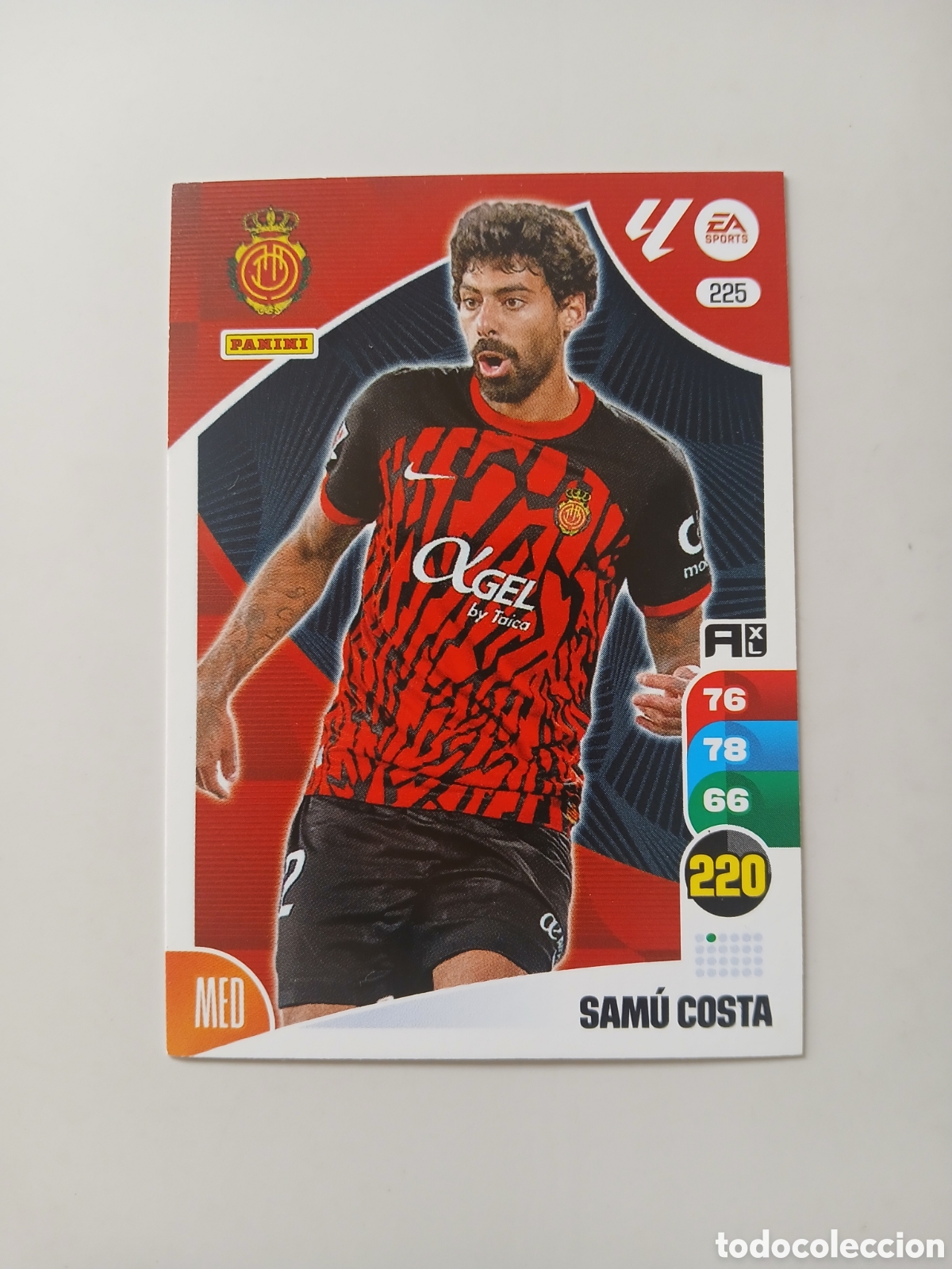 Fu&szlig;ball-Sticker: 2014 2024 2025 24 25 CROMO CARTA ADRENALYN MALLORCA SAMU COSTA 225 EN BUEN ESTADO