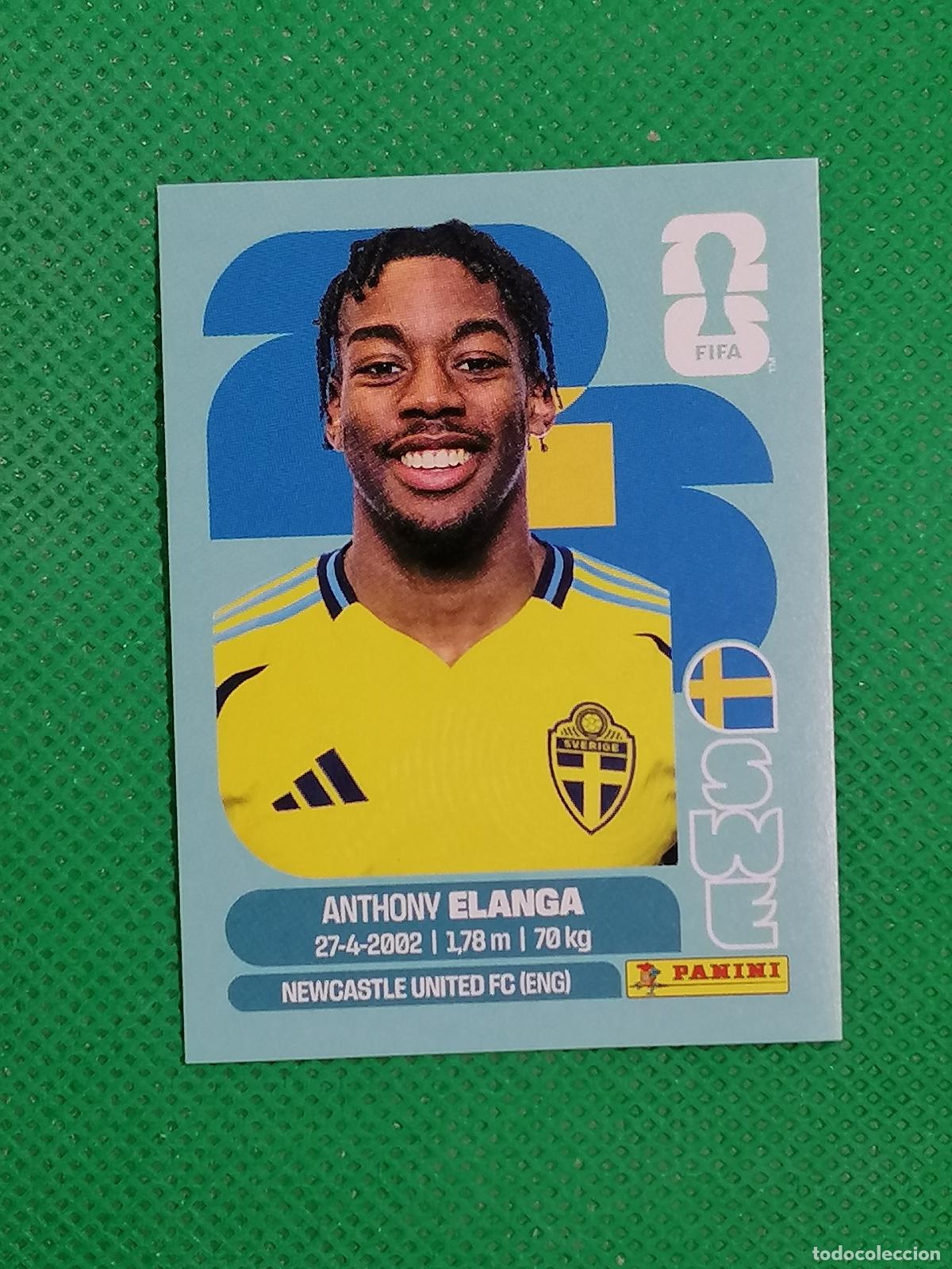 Cromos de f&uacute;tbol: SWE 18 SWE18 ANTHONY ELANGA SUECIA ⚽ PANINI FIFA MUNDIAL WORLD CUP 26 2026 STICKER ⚽