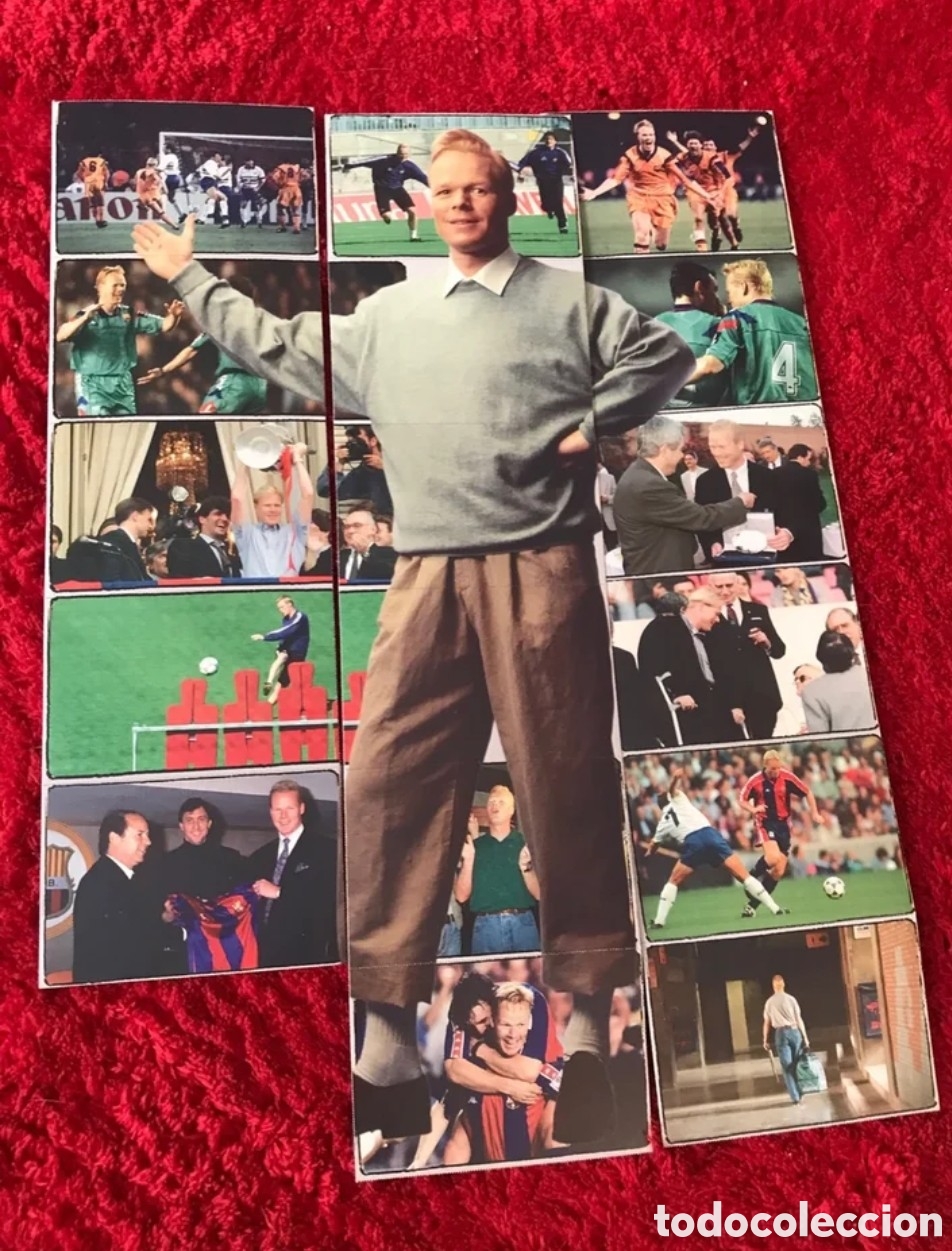 Cromos de f&uacute;tbol: Lamina TROQUEADA carton Koeman - Foto 1