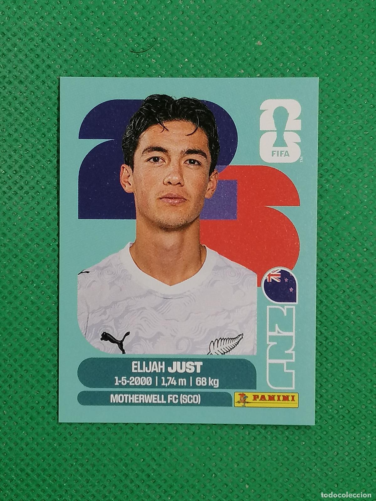 Cromos de f&uacute;tbol: NZL 18 NZL18 ELIJAH JUST NUEVA ZELANDA ⚽ PANINI FIFA MUNDIAL WORLD CUP 26 2026 STICKER ⚽