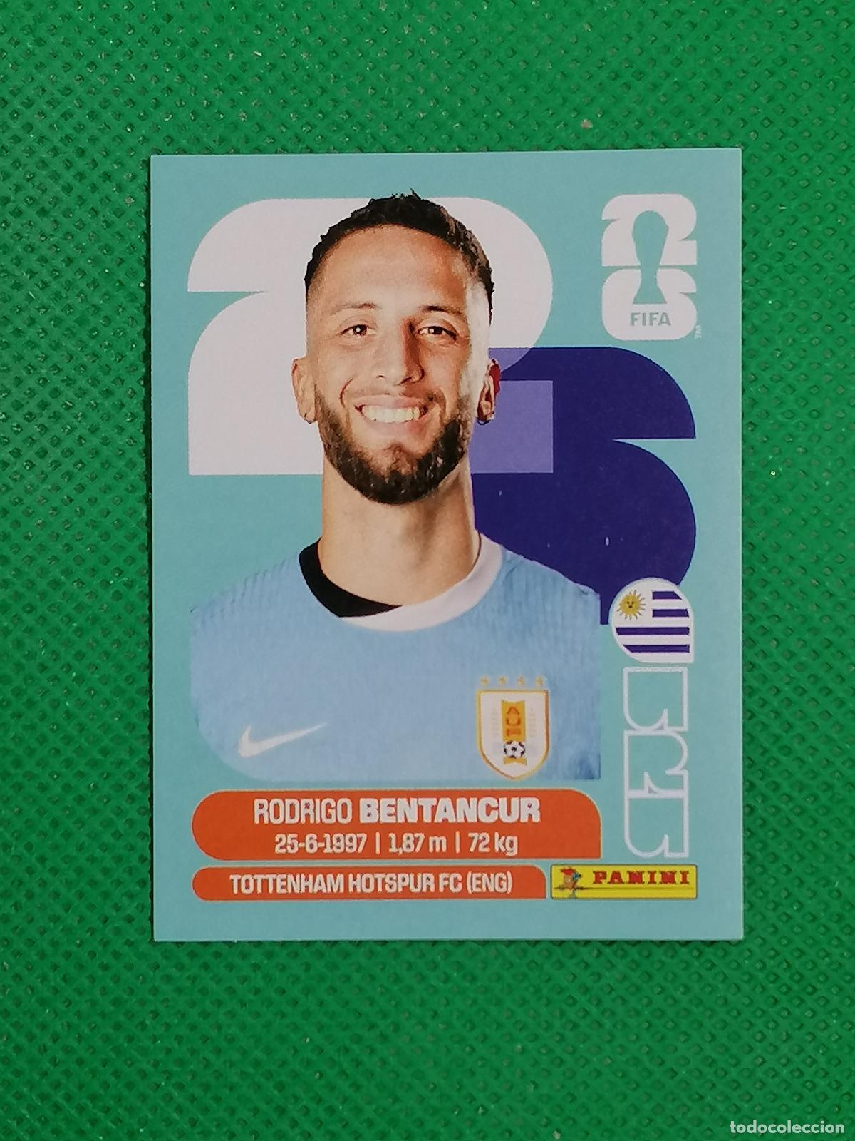 Cromos de f&uacute;tbol: URU 12 URU12 RODRIGO BENTANCUR URUGUAY ⚽ PANINI FIFA MUNDIAL WORLD CUP 26 2026 STICKER ⚽