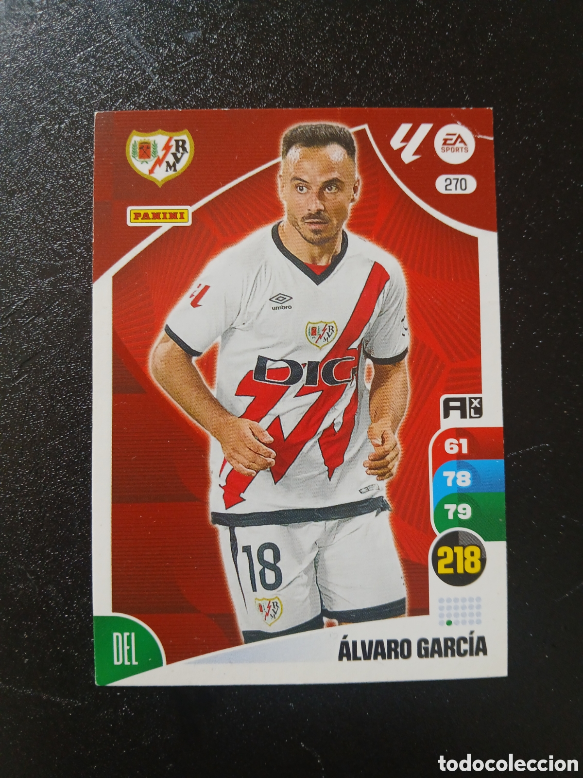 Cromos de Futebol: 2024 2025 24 25 CROMO CARTA ADRENALYN RAYO VALLECANO ALVARO GARCIA 270 EN BUEN ESTADO