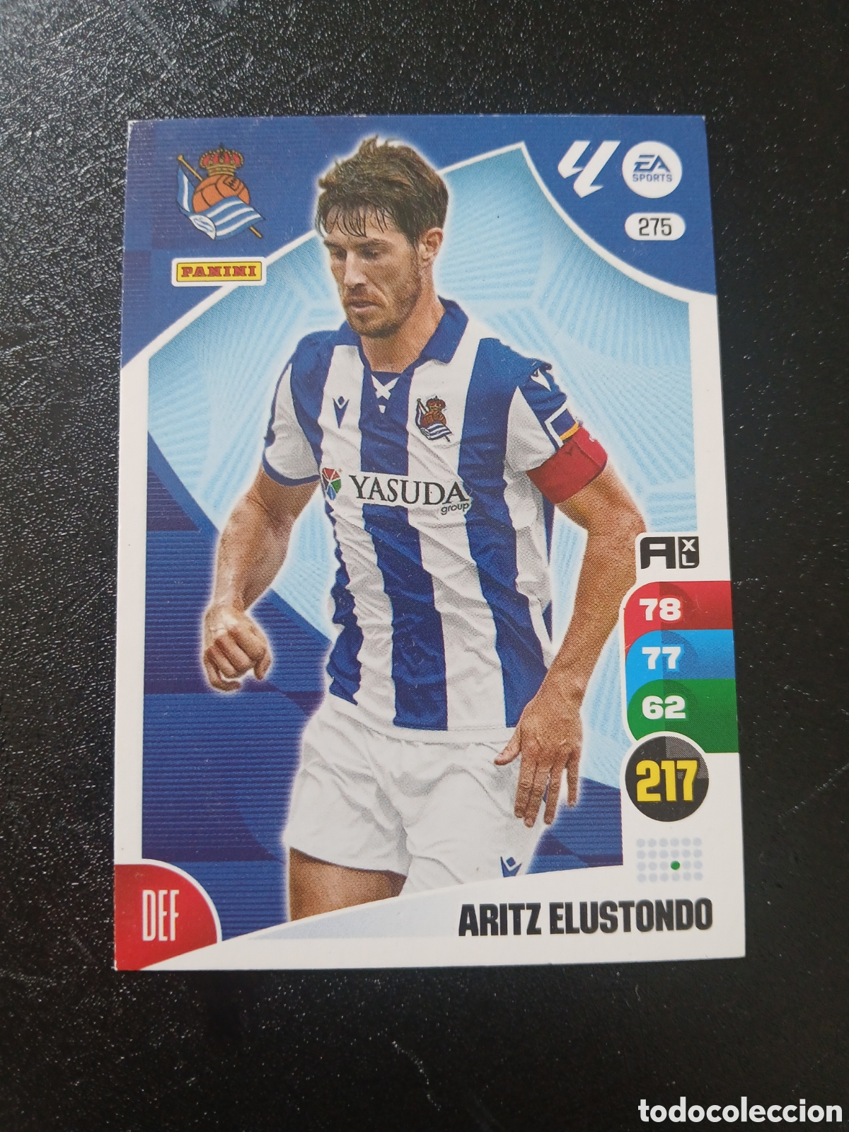 Cromos de f&uacute;tbol: 2024 2025 24 25 CROMO CARTA ADRENALYN REAL SOCIEDAD ARITZ ELUSTONDO 275 EN BUEN ESTADO