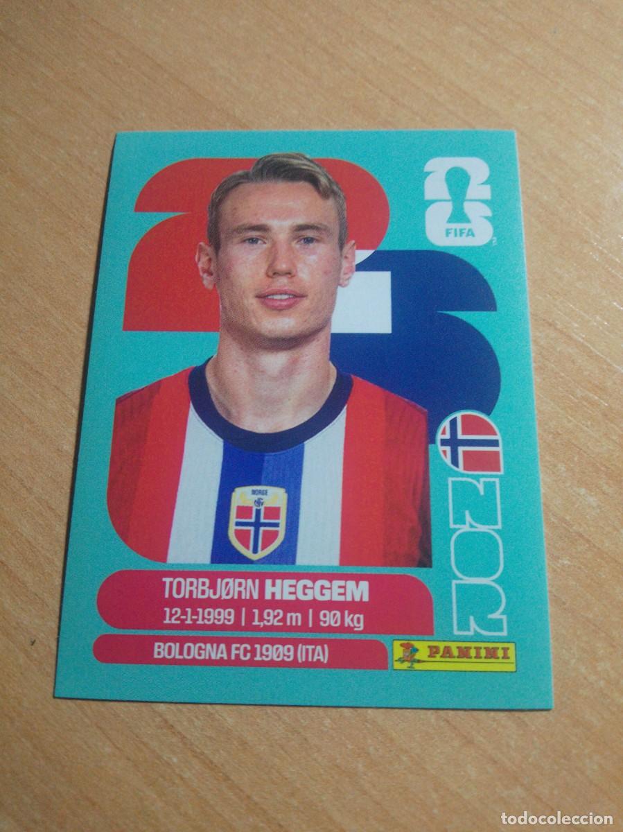 Cromos de f&uacute;tbol: TORBJORN HEGGEM NORUEGA NOR 8 MUNDIAL FIFA WORLD CUP 2026 26 PANINI STICKERS NUEVO