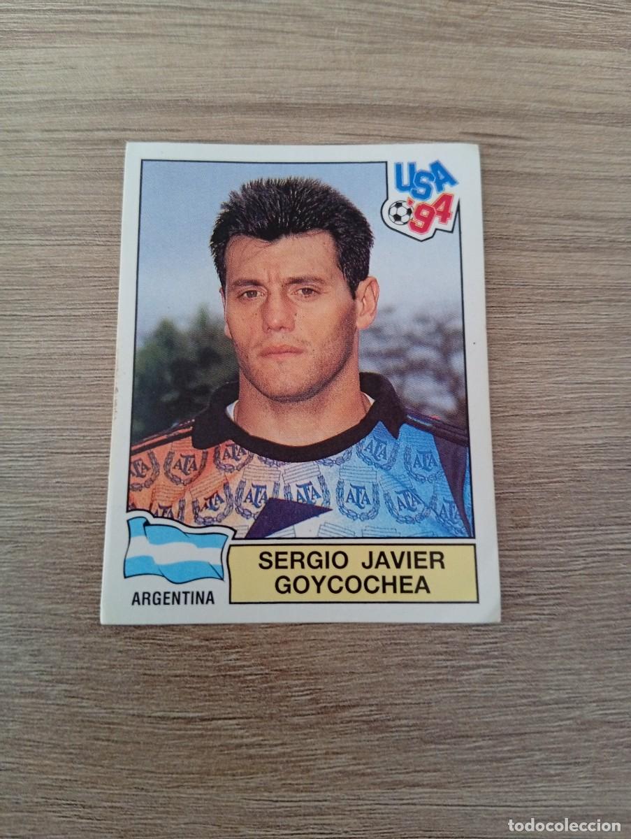 Cromos de f&uacute;tbol: SERGIO JAVIER GOYCOECHEA 245 ARGENTINA MUNDIAL USA 94 1994 SIN PEGAR NUNCA PEGADO