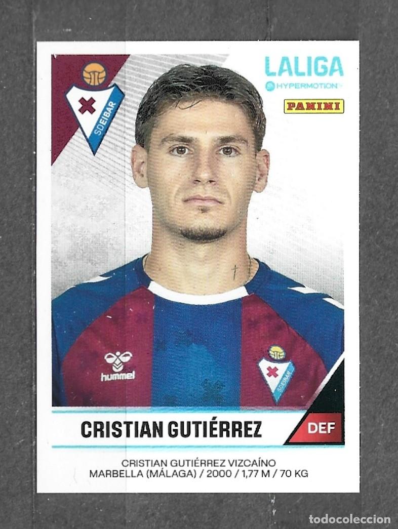 Cromos de f&uacute;tbol: Liga Hypermotion 24/25 - Cristian Guti&eacute;rrez - N&ordm; 162 - SD Eibar
