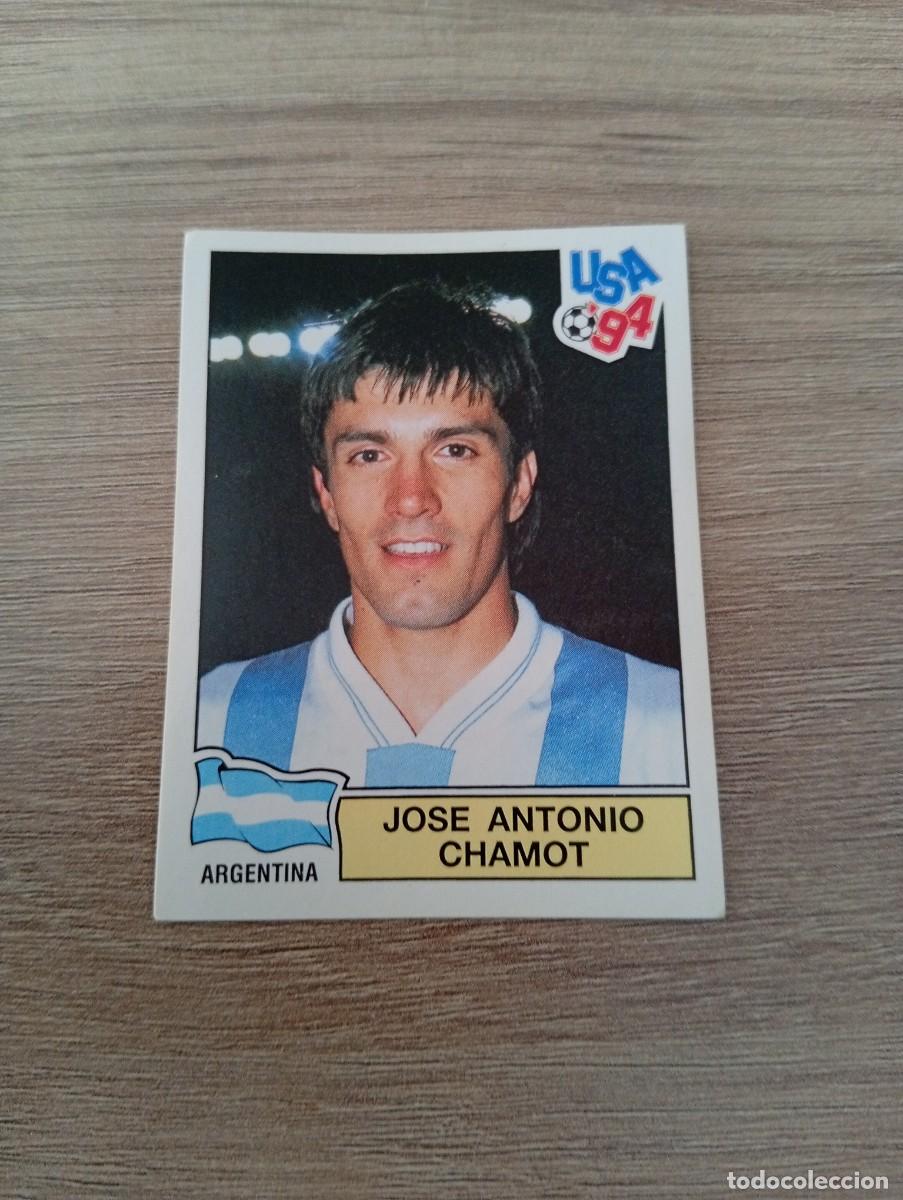 Cromos de f&uacute;tbol: JOSE ANTONIO CHAMOT 246 ARGENTINA MUNDIAL USA 94 1994 SIN PEGAR NUNCA PEGADO