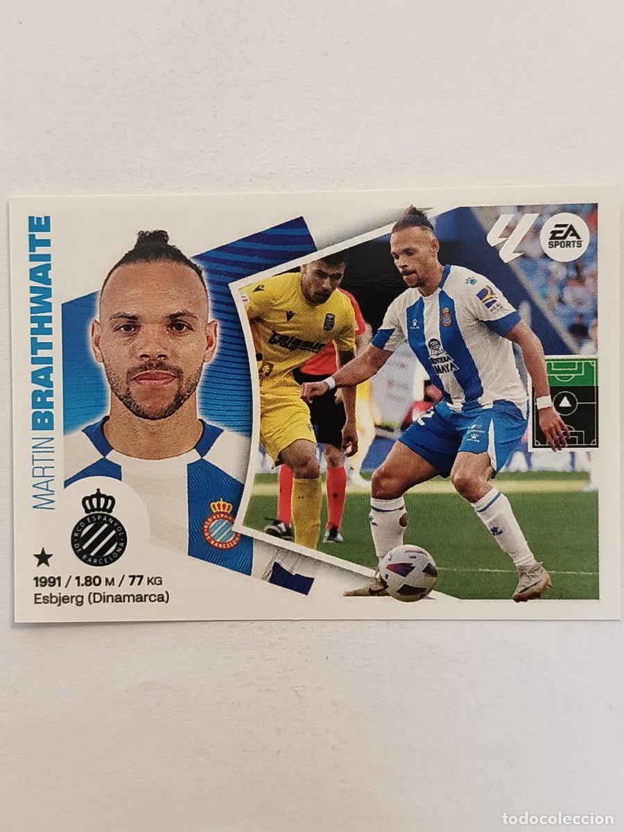 Cromos de f&uacute;tbol: #19 BRAITHWAITE (R.C.D. ESPANYOL) LIGA 24/25 ESTE