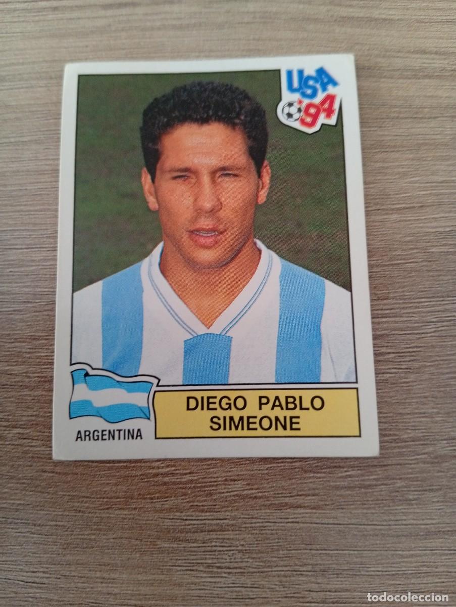Cromos de f&uacute;tbol: DIEGO PABLO SIMEONE 253 ARGENTINA MUNDIAL USA 94 1994 SIN PEGAR NUNCA PEGADO