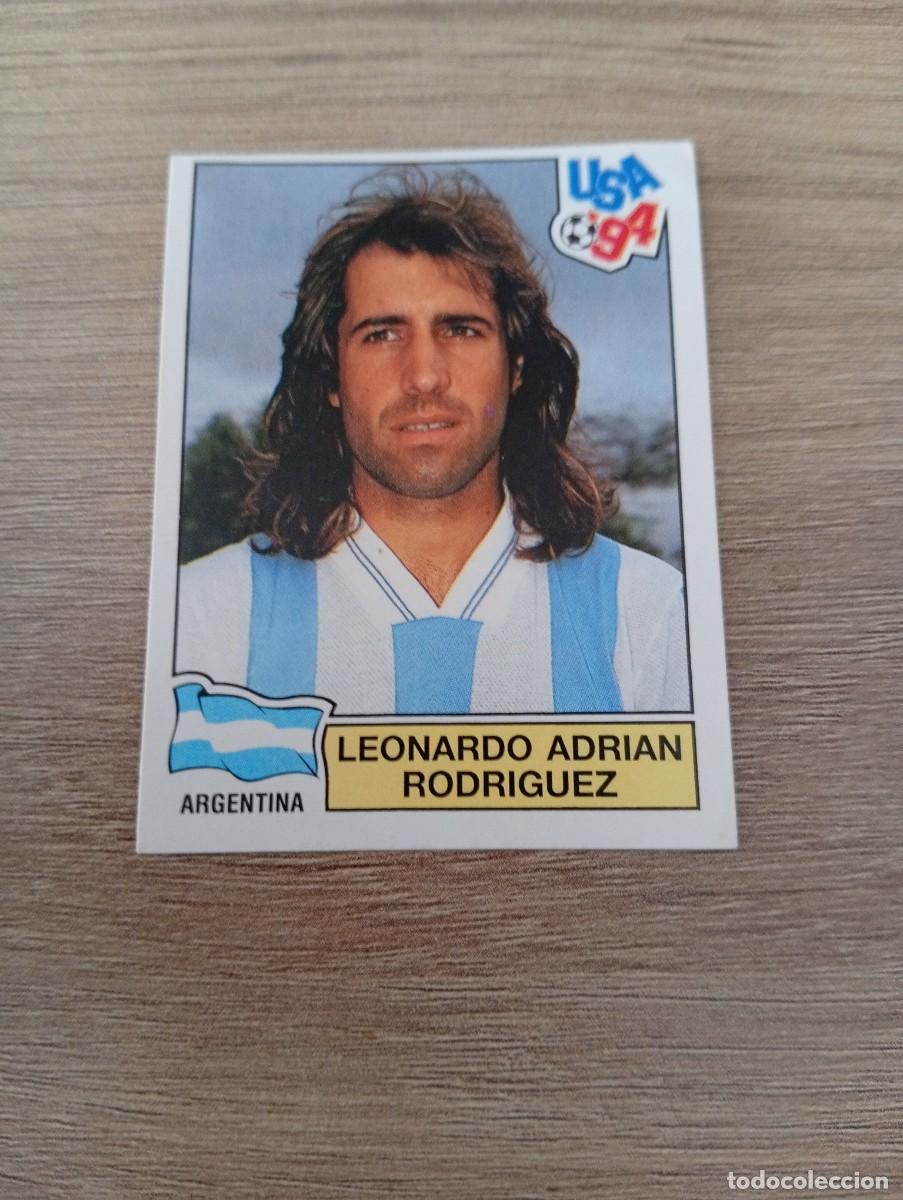 Cromos de f&uacute;tbol: LEONARDO ADRIAN RODRIGUEZ 255 ARGENTINA MUNDIAL USA 94 1994 SIN PEGAR NUNCA PEGADO