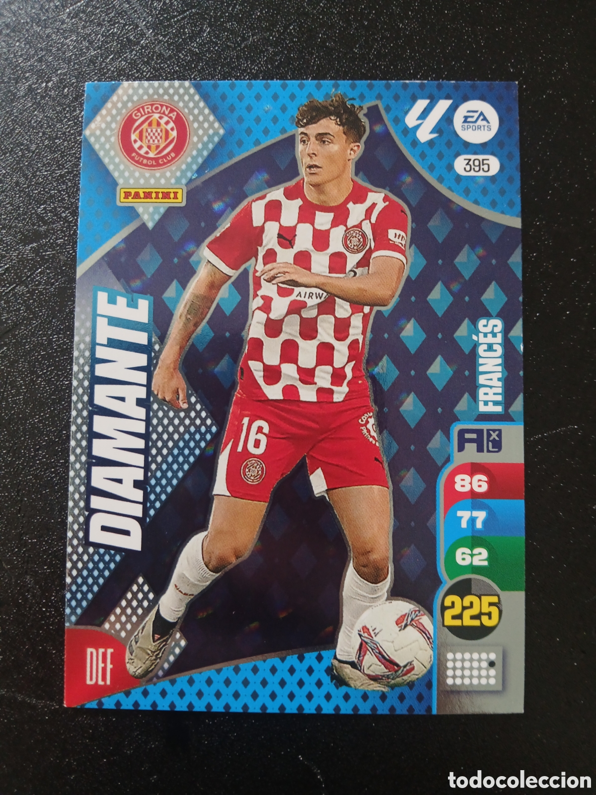 Cromos de f&uacute;tbol: 2024 2025 24 25 CROMO CARTA ADRENALYN DIAMANTE GIRONA FRANCES 395 EN BUEN ESTADO
