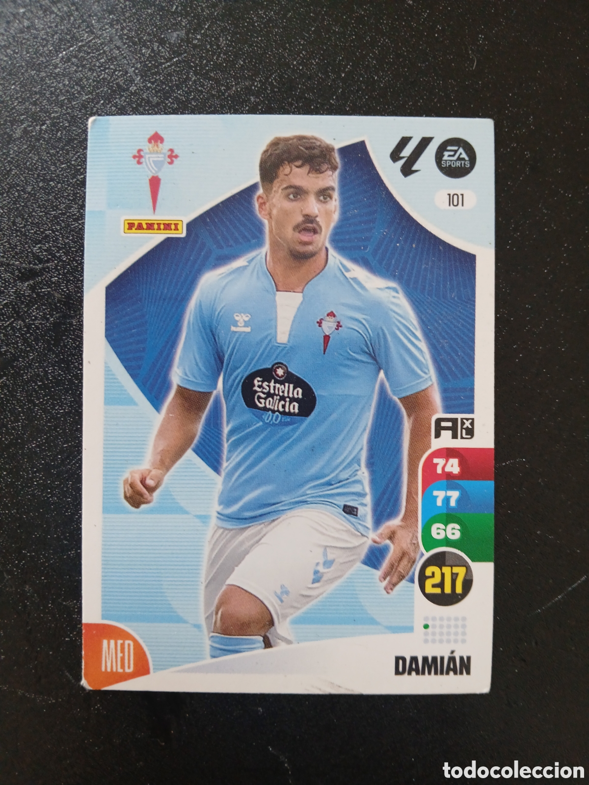 Cromos de f&uacute;tbol: 2024 2025 24 25 CROMO CARTA ADRENALYN CELTA DAMIAN 101 EN BUEN ESTADO