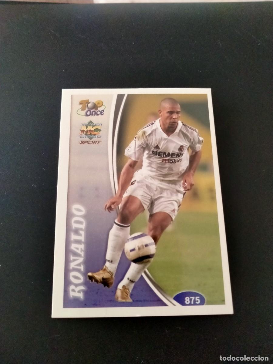 Cromos de f&uacute;tbol: cromo de ronaldo 2005 - Foto 2