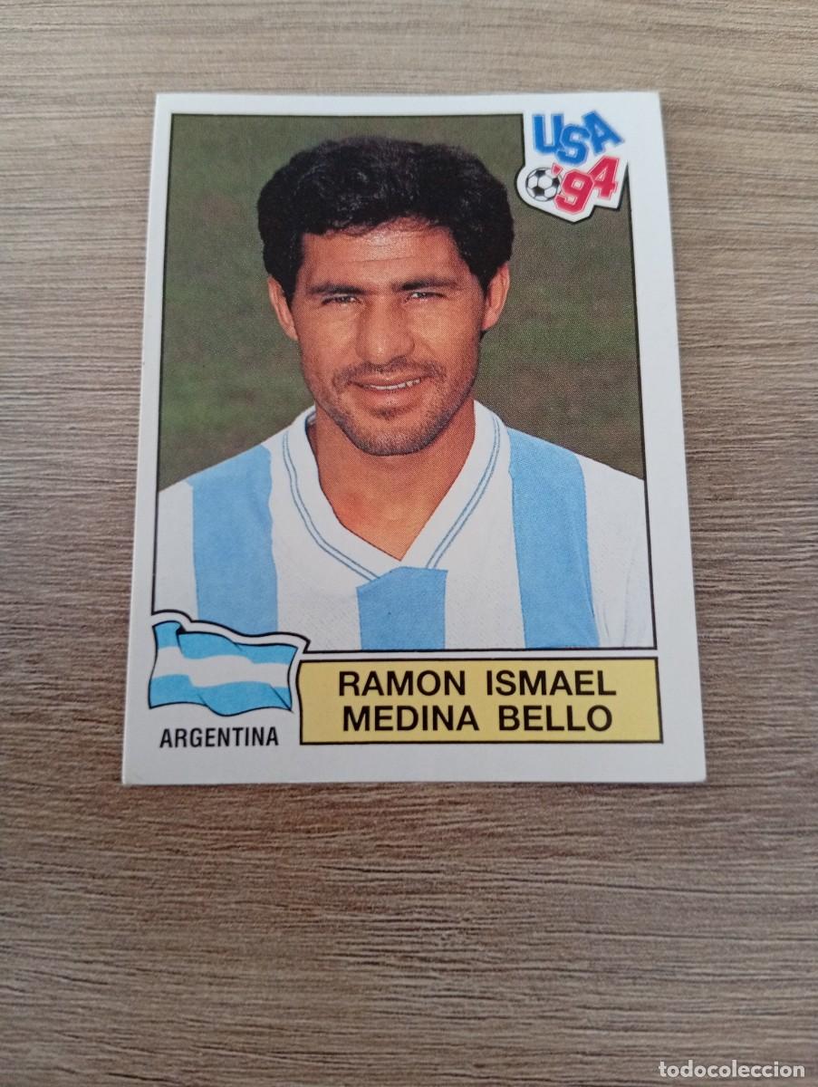 Cromos de f&uacute;tbol: RAMON ISMAEL MEDINA BELLO 262 ARGENTINA MUNDIAL USA 94 1994 SIN PEGAR NUNCA PEGADO