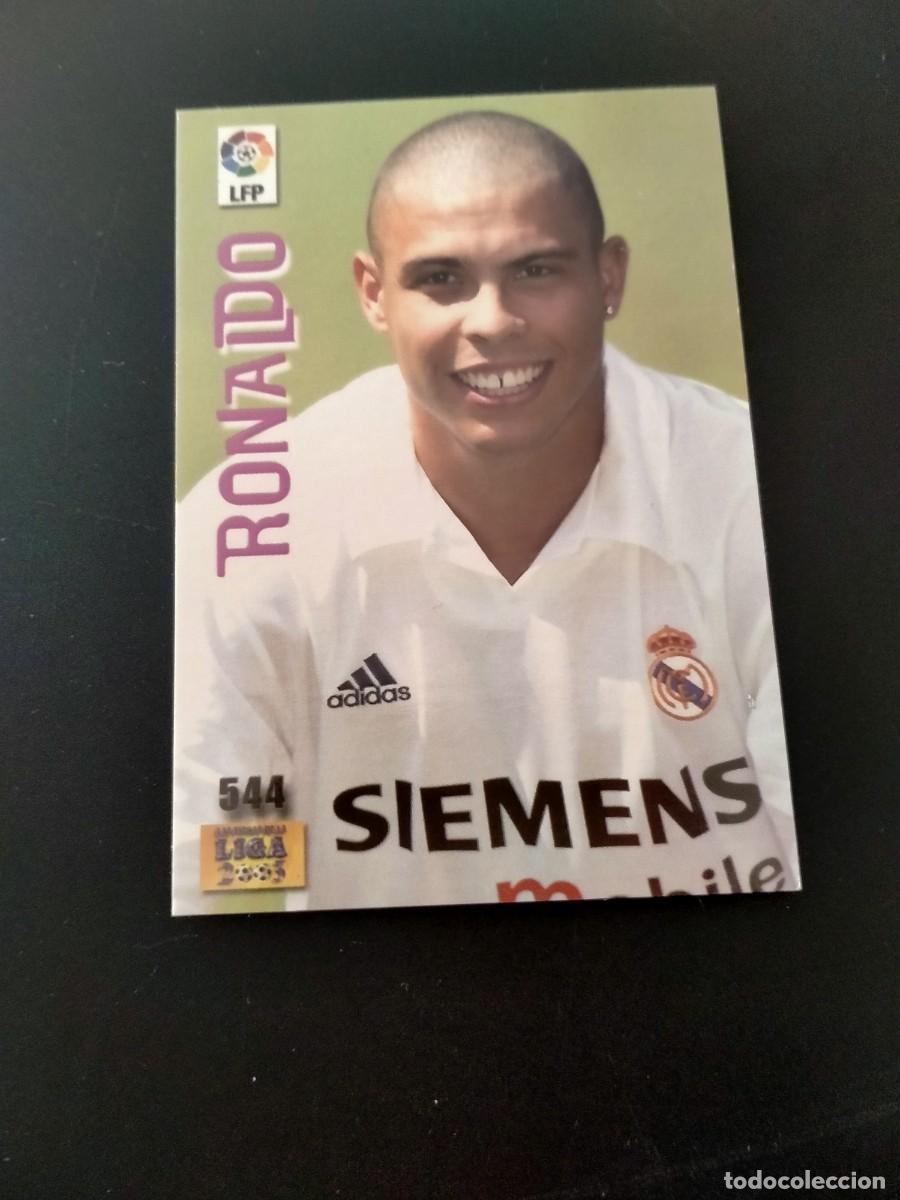Cromos de f&uacute;tbol: cromo de ronaldo a&ntilde;o 2005