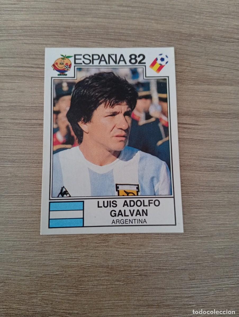 Cromos de f&uacute;tbol: LUIS ADOLFO GALVAN 168 ARGENTINA MUNDIAL ESPA&Ntilde;A 1982 82 MUNDIAL PANINI NUNCA PEGADO SIN PEGAR