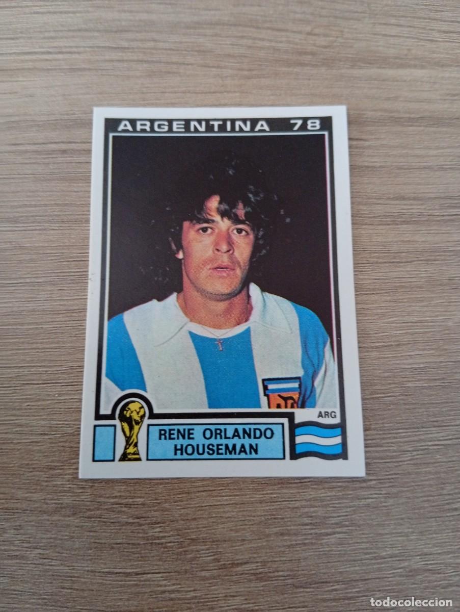 Cromos de f&uacute;tbol: RENE ORLANDO HOUSEMAN 55 ARGENTINA PANINI MUNDIAL ARGENTINA 78-ARGENTINA 1978 SIN PEGAR NUNCA PEGADO