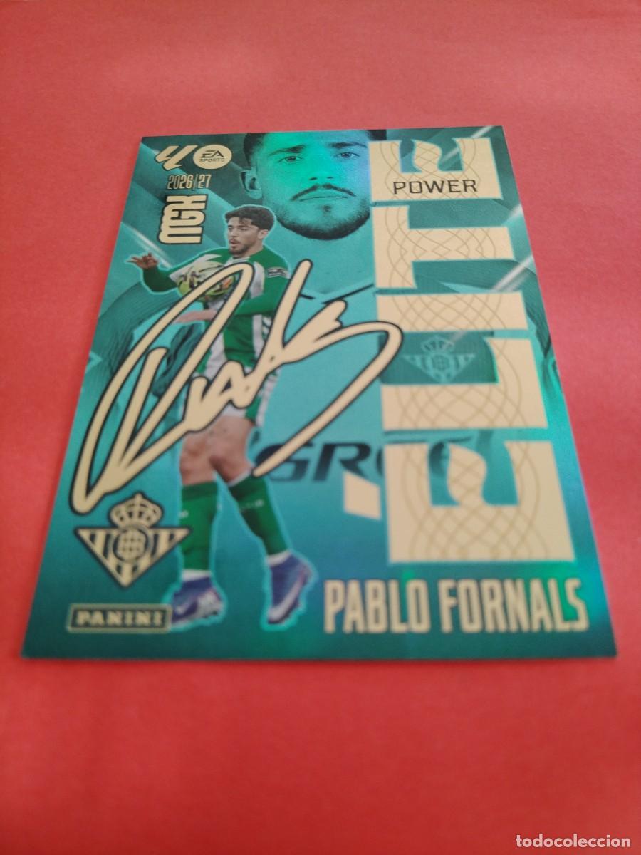 Cromos de f&uacute;tbol: MEGACRACKS 2026 2027 ELITE POWER N 14P PABLO FORNALS