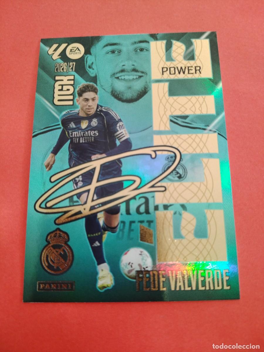 Cromos de f&uacute;tbol: MEGACRACKS 2026 2027 ELITE POWER N 5P VALVERDE