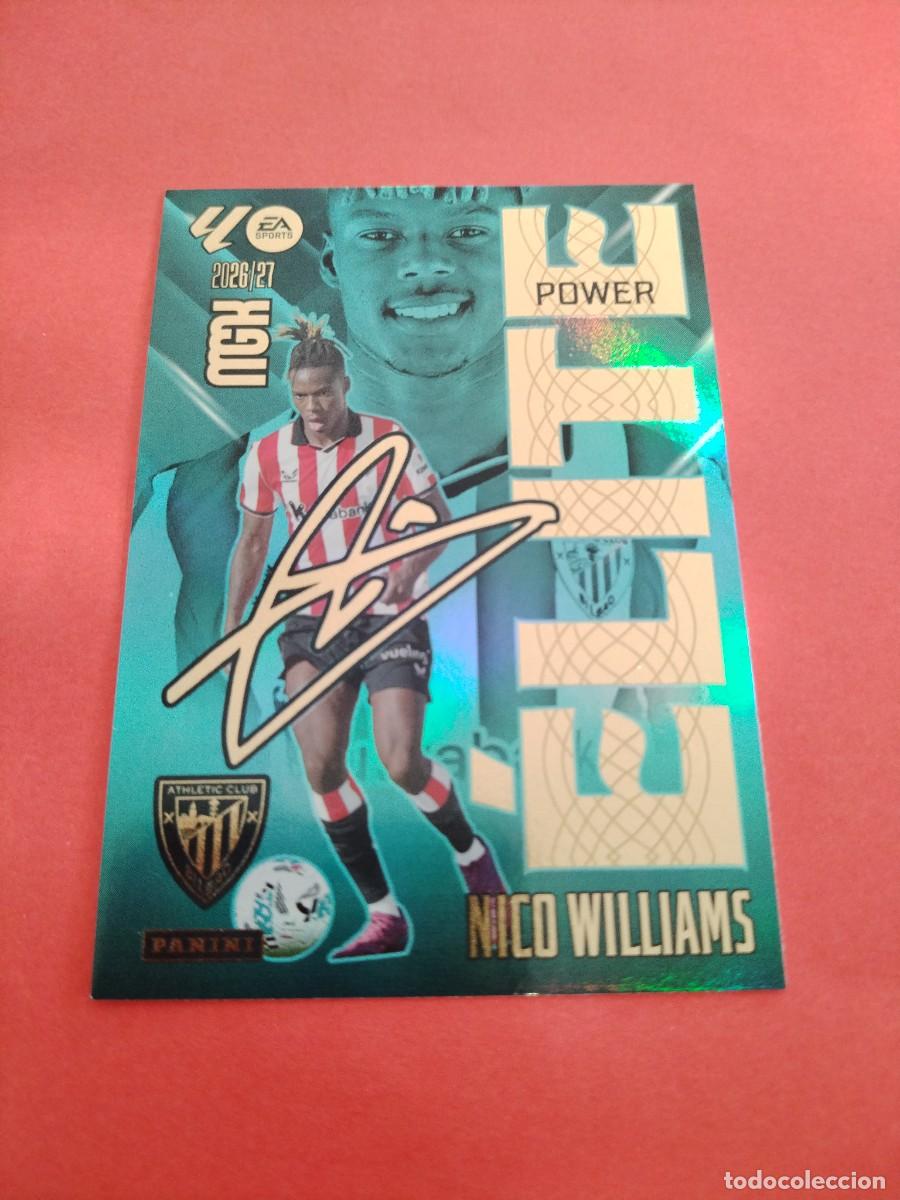 Cromos de f&uacute;tbol: MEGACRACKS 2026 2027 ELITE POWER N 12P NICO WILLIAMS