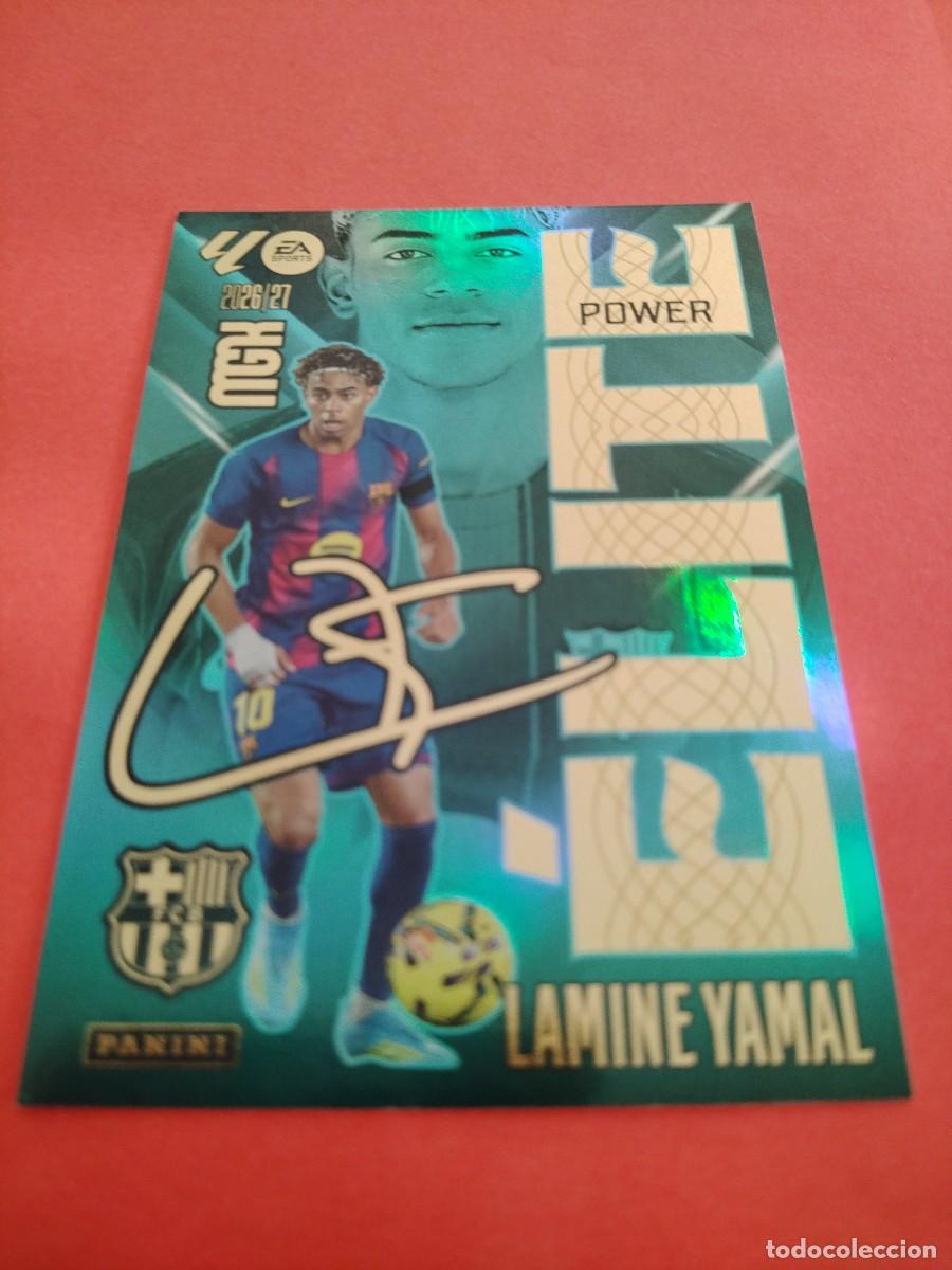 Cromos de f&uacute;tbol: MEGACRACKS 2026 2027 ELITE POWER N 9P LAMINE YAMAL