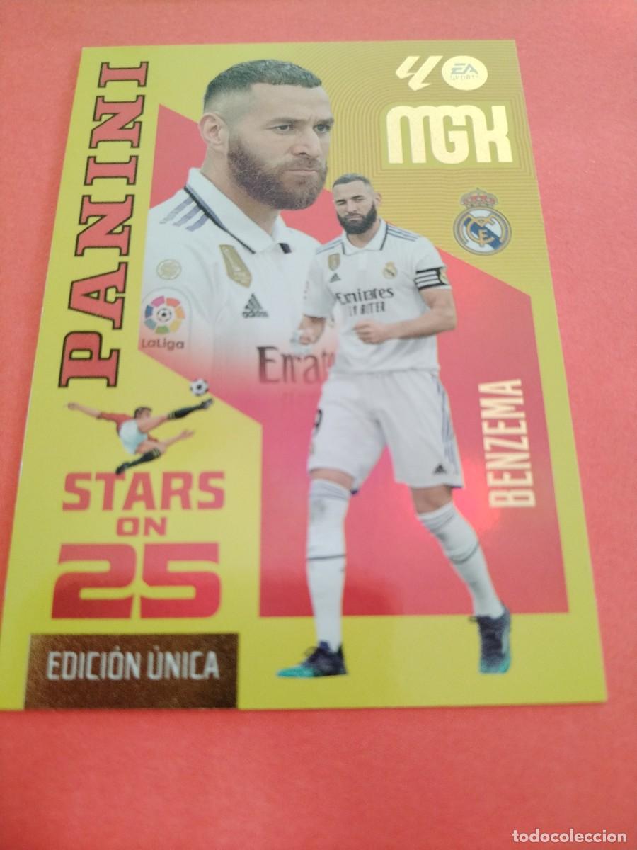 Cromos de f&uacute;tbol: MEGACRACKS 2026 2027 STARS ON 25 N 441 BENZEMA