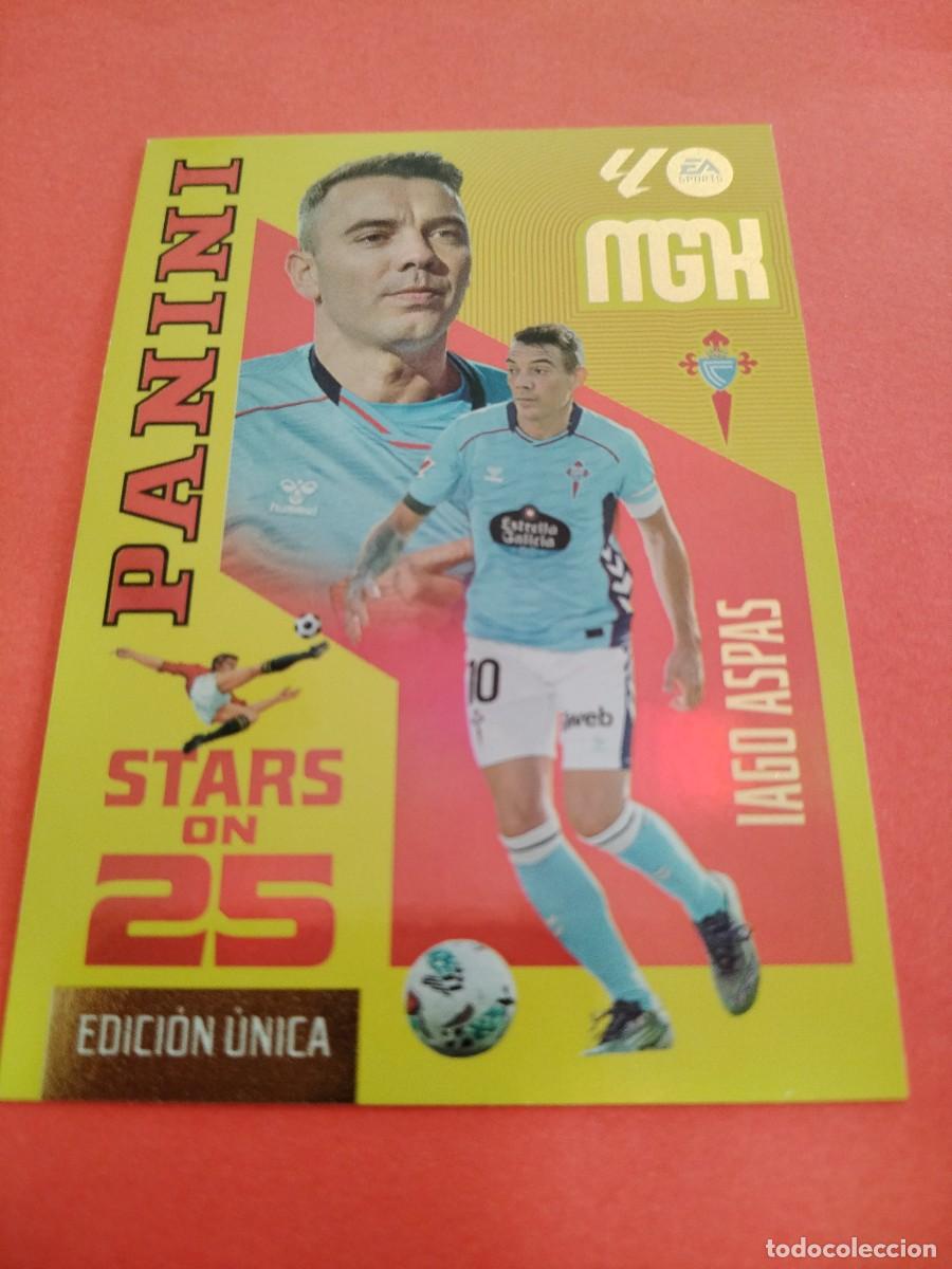 Cromos de f&uacute;tbol: MEGACRACKS 2026 2027 STARS ON 25 N 444 IAGO ASPAS
