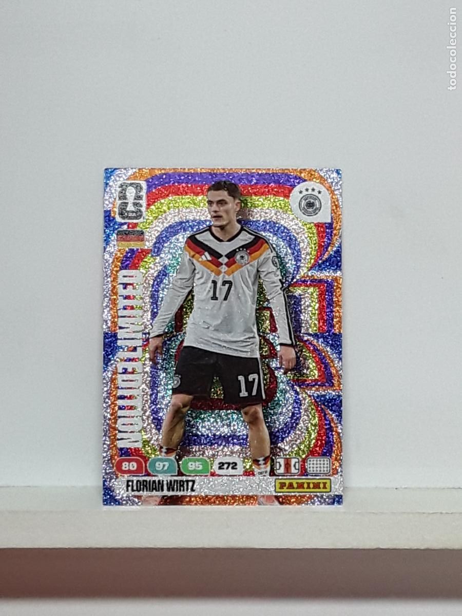 Cromos de f&uacute;tbol: ADRENALYN MUNDIAL 2026 WORLD CUP 26 ALBUM PANINI N LIMITADA ALEMANIA FLORIAN WIRTZ