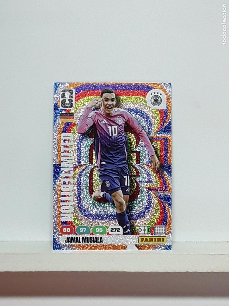 Cromos de f&uacute;tbol: ADRENALYN MUNDIAL 2026 WORLD CUP 26 ALBUM PANINI N LIMITADA ALEMANIA JAMAL MUSIALA