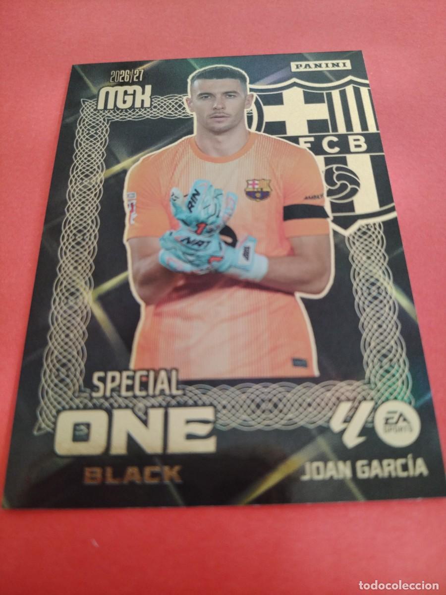 Cromos de f&uacute;tbol: MEGACRACKS 2026 2027 SPECIAL ONE BLACK JOAN GARCIA