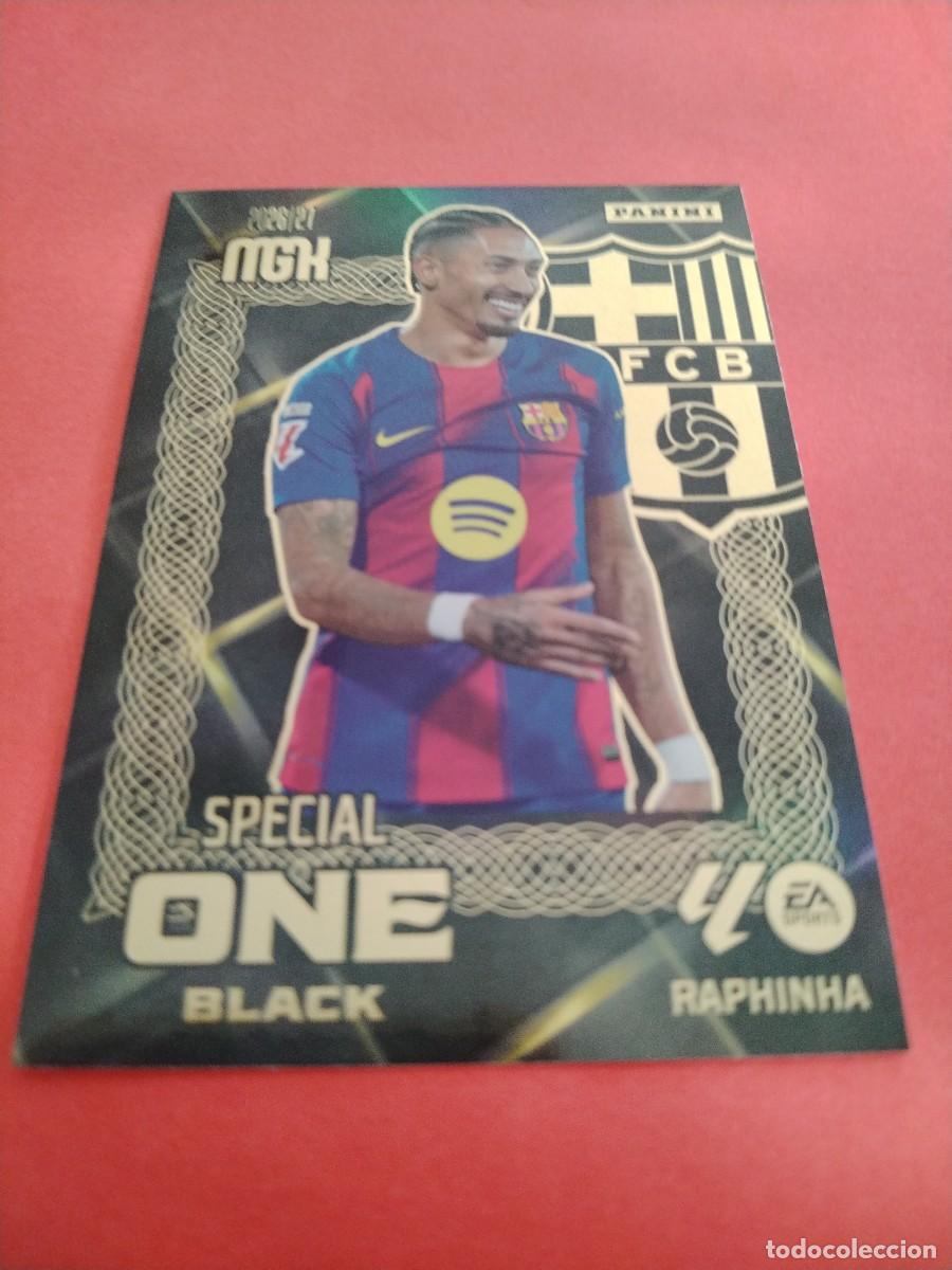Figurine di Calcio: MEGACRACKS 2026 2027 SPECIAL ONE BLACK RAPHINHA