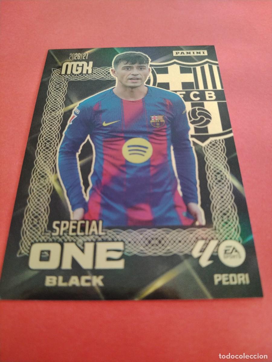 Figurine di Calcio: MEGACRACKS 2026 2027 SPECIAL ONE BLACK PEDRI