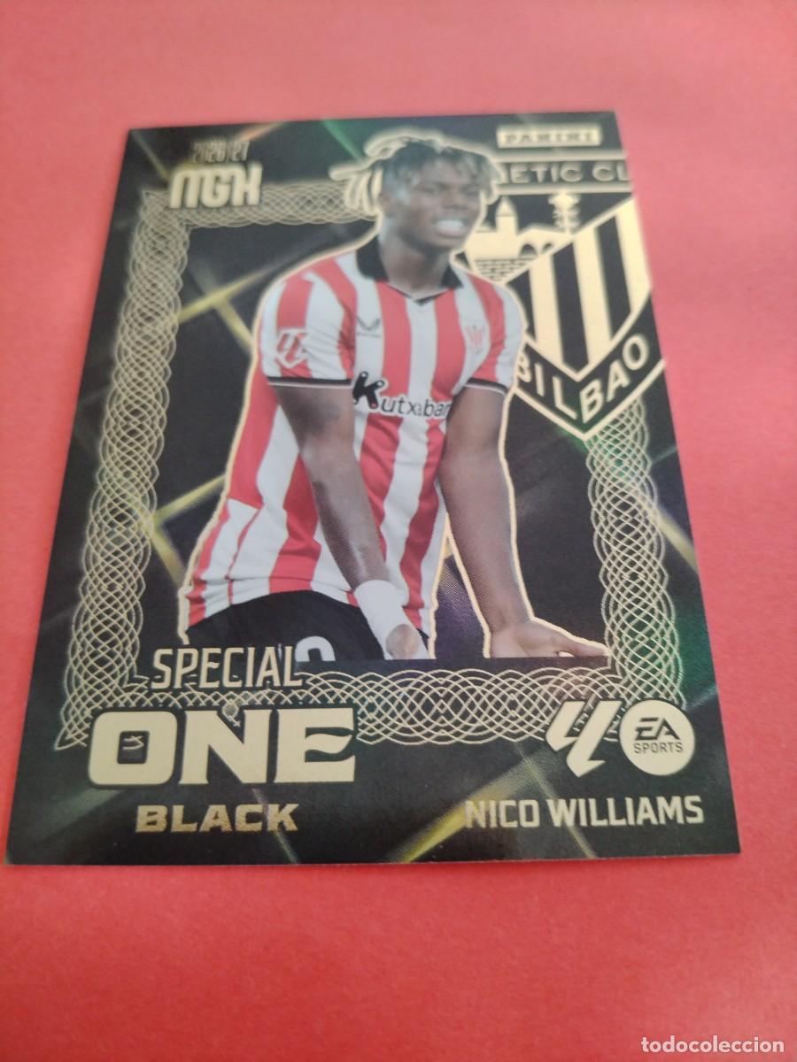 Cromos de f&uacute;tbol: MEGACRACKS 2026 2027 SPECIAL ONE BLACK NICO WILLIAMS
