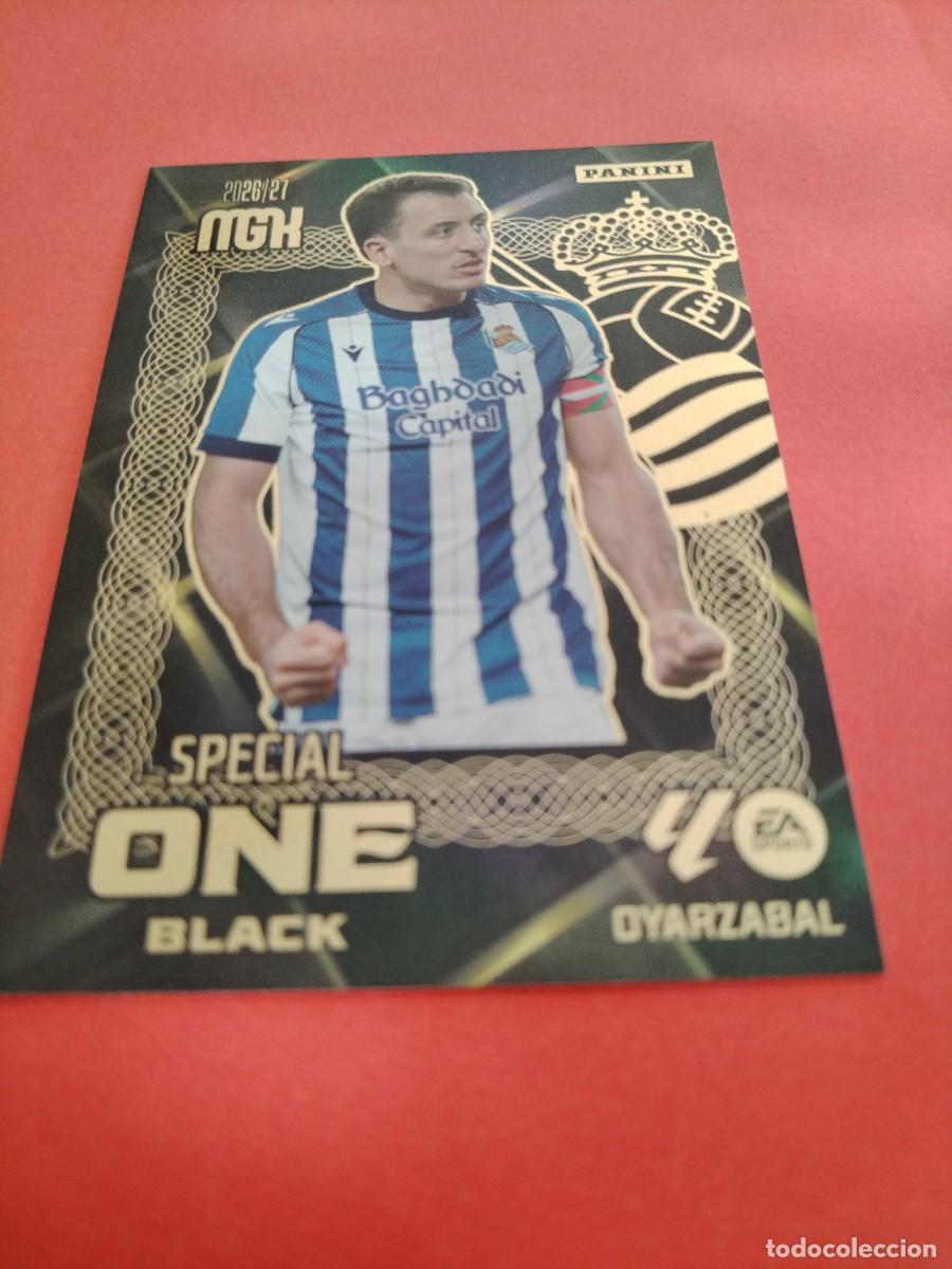 Cromos de f&uacute;tbol: MEGACRACKS 2026 2027 SPECIAL ONE BLACK OYARZABAL