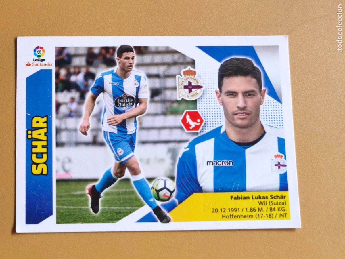 Cromos de f&uacute;tbol: schar, 2017 18 ultimos fichajes
