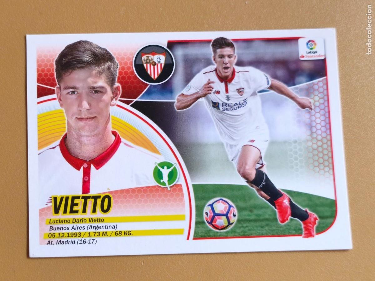 Cromos de f&uacute;tbol: vietto, 2016 17 coloca