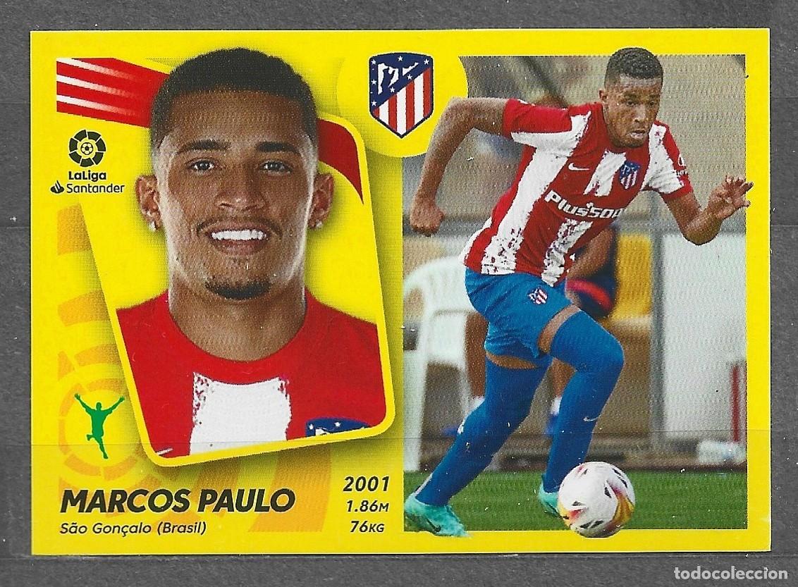 Cromos de f&uacute;tbol: Liga Este 21/22 - Marcos Paulo - N&ordm; 17 - Atl&eacute;tico de Madrid - ( Fichajes )